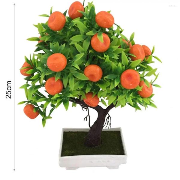 Декоративные цветы Имитация апельсинового дерева Легкий Практичный Довольно искусственный Удобный
