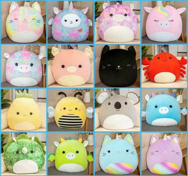 Parti moda için peluş oyuncak filmler hayvan bebek peluş yastıklar kawaii tek boynuzlu at dinozor aslan yumuşak dostum doldurulmuş çocuklar hediye 25cm5744247