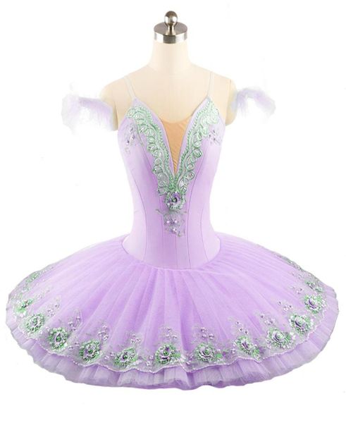 Lavanda ballet tutu feminino profissional tutu ballet traje adulto lilás clássico tutu panqueca vestido feminino competição purple4618945