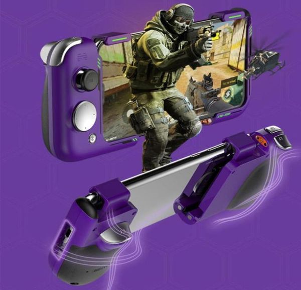 Telecomandi Controller di gioco combinato Beitong G2 Viola Gamepad Bluetooth Sostituzione di un pulsante Periferiche per telefoni cellulari9106537