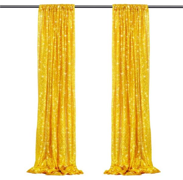 8ft Glitter Silverrose Gold Sequin Zemin Partisi Düğün Bebek Duş Po Po Booth Arka Plan Dekorasyon Sapma Perde Drape Pane5079721