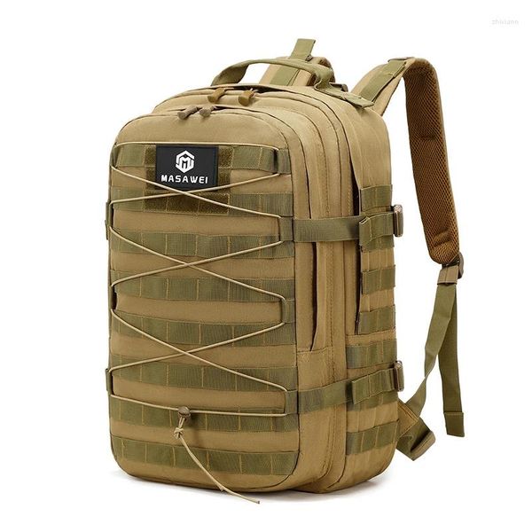 Rucksack Outdoor Männer Khaki Camouflage Marke Camping Wandern Rucksäcke Wasserdicht Tragen-Beständig Rucksack Männliche Jugend Sport Bagpack