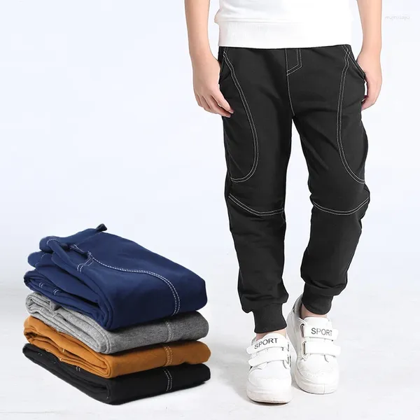 Pantaloni IENENS Pantaloni casual da ragazzo Pantaloni Harem in cotone Sport per bambini Corsa Primavera Autunno Abbigliamento da gita per bambini