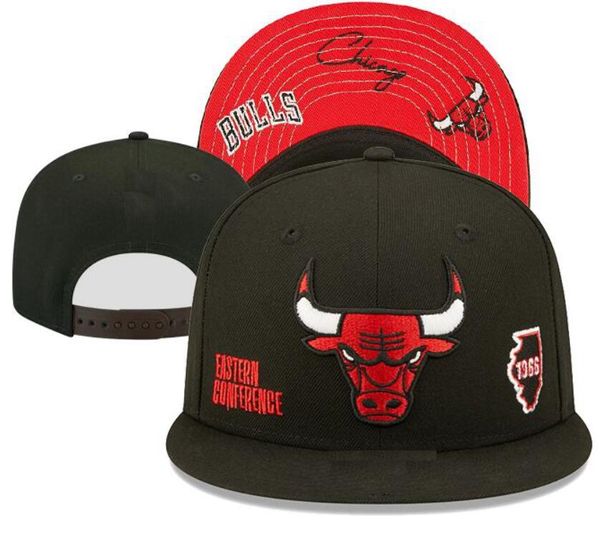 2024 American Basketball Chicago „Bulls“ Snapback-Hüte 32 Teams Luxus-Designer HOU OKC PHI LAC Casquette Sporthut Strapback Snap Back verstellbare Kappe a0