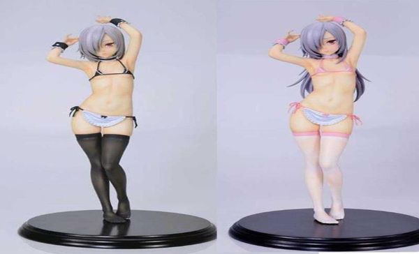 Anime Qsix Sexy Figur Akeiro Kaikitan Badeanzug Lange Haare kurze Haare PVC Actionfiguren Anime Figur Sammlung Modell Spielzeug Q0725295390