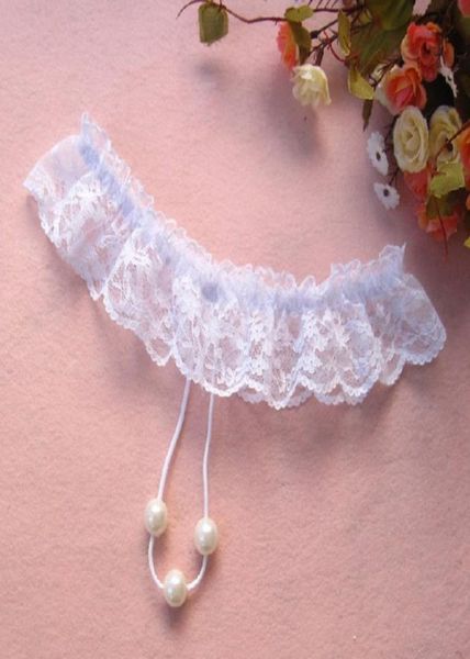 Nuove donne mutandine di pizzo sexy garging per canotta con perle con perle massaggi biancheria intima erotica senza cavallo per lingerie sessuale3753007