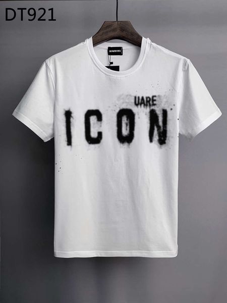 Tasarımcı DSQ Phantom Kaplumbağa Erkek Tişörtleri 2024 Yeni Erkek Tişört İtalya Moda Tshirts Yaz T-Shirt Erkek Yumuşak ve Rahat% 100 Pamuk Üstler İndirim