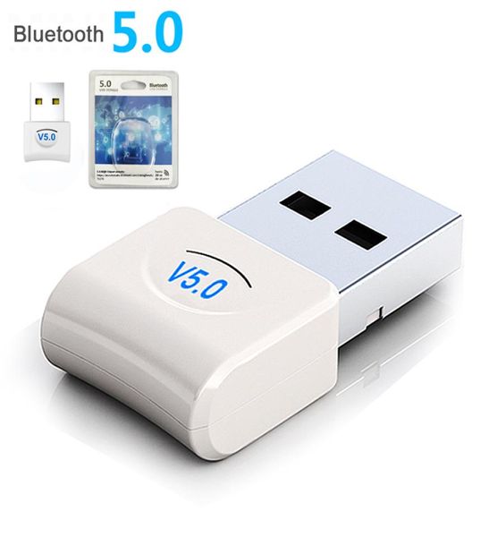 Новые USB-адаптеры Bluetooth V5 Dongle Адаптер-приемник Компьютер o Launcher Приемник ПК Ноутбук Высокоскоростной беспроводной передатчик8733241