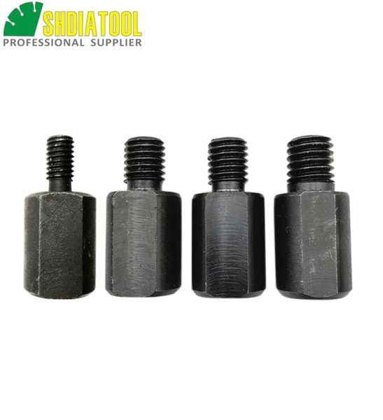 SHDIATOOL Adaptador de brocas de núcleo de diamante de rosca diferente Adaptador de rebolo Conversor de conexão para M14 a M10 ou M14 a 58 ou 55806973