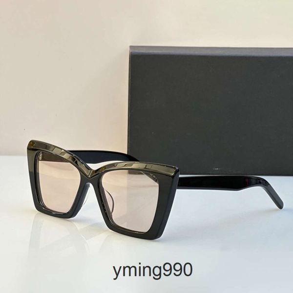 Amerikanische Brillen SAINT-Rahmen-Sonnenbrille LAURENTS-Sonnenbrille sl YSL Neuer europäischer Sonnenbrillenstil aus Acetat für hochwertige Frauen Seine feminine Katze Mode tre YY1Q