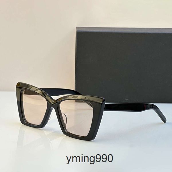 Óculos de sol americanos SAINT frame óculos de sol LAURENTS óculos de sol sl YSL Novos óculos de sol europeus estilo acetato para mulheres de alta qualidade Seu gato feminino Moda tre YY1Q