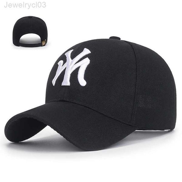 Marchio di lusso LA MIA Lettera Berretto da baseball ricamato per uomo Donna Protezione solare Cappello Hip Hop Marea Snapback Cappelli a rete Gorras HombreQV70