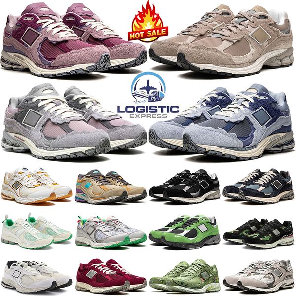 Nuove scarpe da corsa 2002r sneakers firmate da esterno Penny Cookie Rosa Nero Bianco Mattoni Legno Marrone Nero Rain Cloud uomo donna scarpe da ginnastica sportive all'aperto