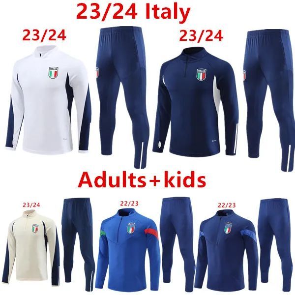 23/24 Tute da calcio Set VERRATTI Maglia BONUCCI BARELLA IMMOBILE allenamento Italia CHIESA Maglie da calcio 22 2023 Tuta ItaliaS INSIGNE JORGINHO BELOTTI