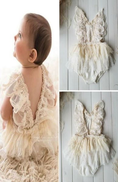 Prinzessin Mädchen Tutu Strampler Kleid Neugeborenes Baby Mädchen Blume Spitze Strampler Body Tutu Kleid Outfit Kleidung 024M6759761