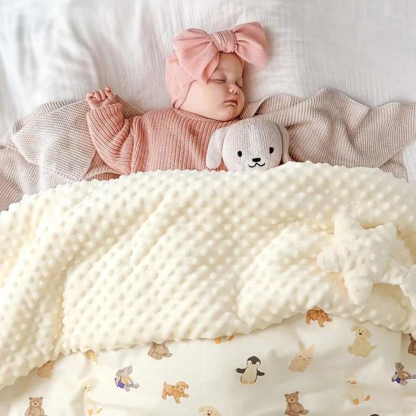 Coperte Trapunta in cotone per bambini Garza Modello animale Coperta di sicurezza Born Coperta ultra morbida per culla personalizzata