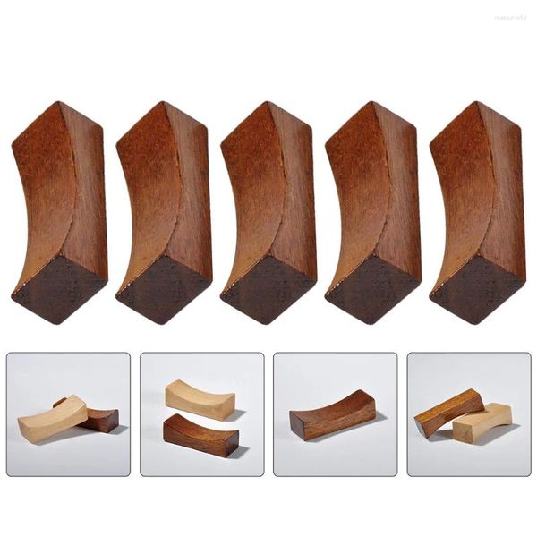Set di stoviglie 12 pezzi Bacchette di legno concave singole Bacchette di legno Forniture da pranzo in stile giapponese Casa in legno