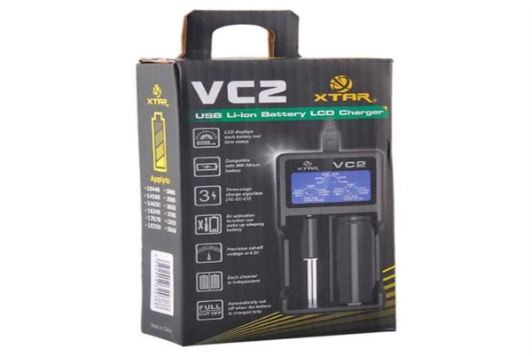 Xtar Vc2 Chager NiMH Batterieladegerät LCD für 18650 18350 26650 21700 Liion Batteriena16a54a221366835