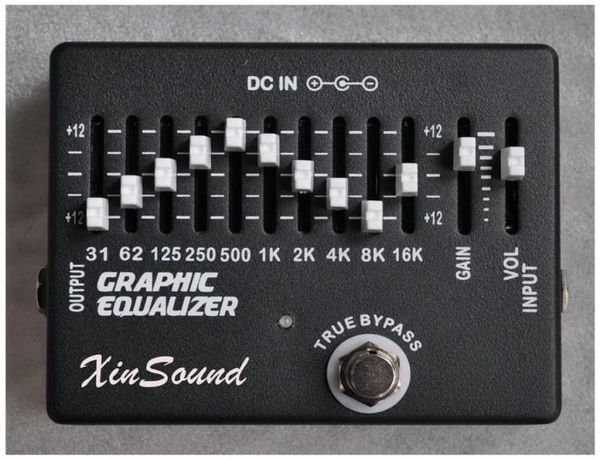 10 2 Band Equalizer EQ Gitarreneffektpedal XinSound EQ99 von Handmade Graphic Equalizer7765663