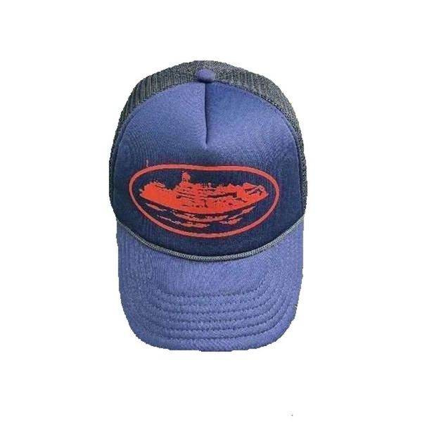 Ball Caps Designer Corteizs Capscrtz Trucker Hat American Fashion Brand Cruise Line Print Sunscreen Truck Herren Net Red Duck Tongue 55