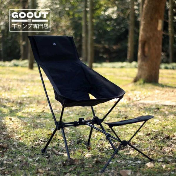 Mobiliário de acampamento Tillak Ao Ar Livre Ultra Leve Aviação Liga de Alumínio Codula Black Moon Chair Camping Self Drive Non Helinox YQ240315