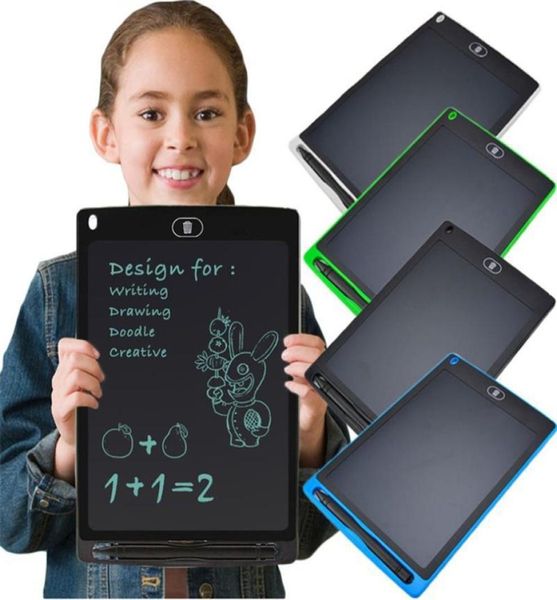 85 polegadas LCD escrita tablet prancheta quadro negro almofadas de escrita presente para adultos crianças bloco de notas sem papel comprimidos memorandos com up2125633