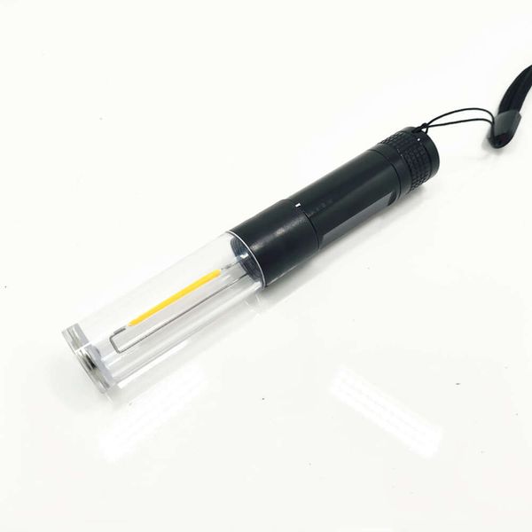 Torcia da esterno potente gialla Mini torcia da lavoro a LED ricaricabile e impermeabile 520881