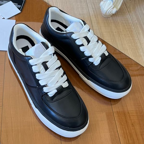 Nuove scarpe sportive classiche e alla moda Suola in vera pelle di lusso Tacco piatto Famoso designer femminile Fodera superiore in pelle di vitello Vestibilità comoda Scarpe Lefu