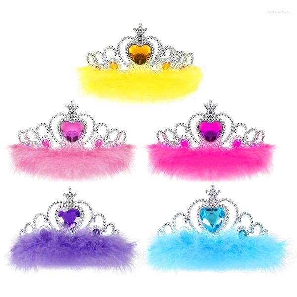 Acessórios de cabelo Meninas Hoop Prom Dress Up para Princesa Aniversário Headband Po Props Traje Elegante