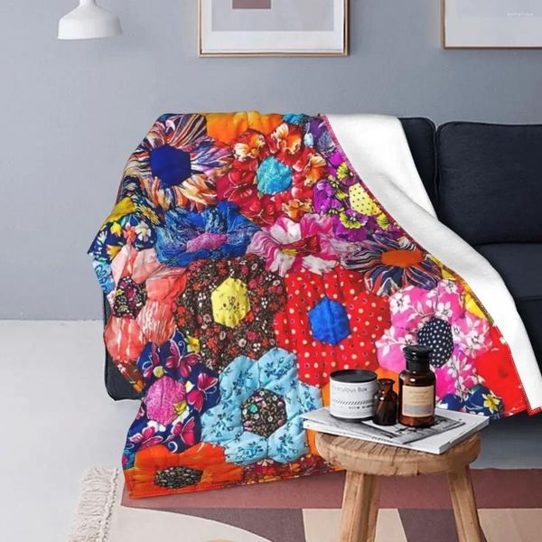 Decken Patchwork Decke Flanell Atmungsaktiv Überwurf Sofa Für Couch Bettwäsche Büro Überwürfe Tagesdecke Steppdecke