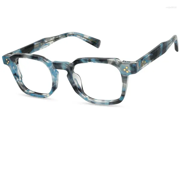 Óculos de sol quadros 8mm acetato 527 designer marca japonês óculos quadrado tartaruga multicolorido para senhoras