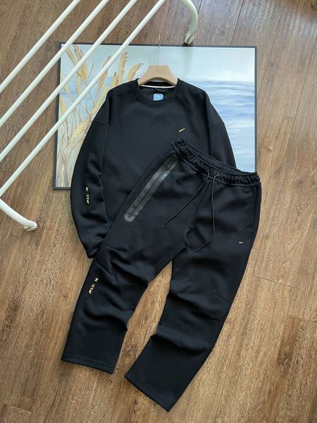 Erkek spor noctas niki eşofman tasarımcısı zip kapüşonlu pantolon puffer set iki parça takım elbise kadın kapşonlu kazak teknolojifleece pantolonlar parça takım elbise dipleri koşu joggers