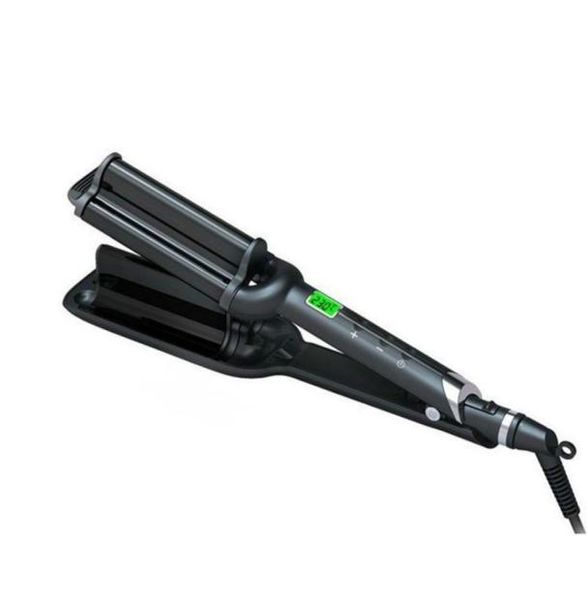 Curling ferro profissional triplo barril onda curlers curling ferro onda profunda ondulado cachos cerâmica modelador de cabelo ferramenta estilo 5697221