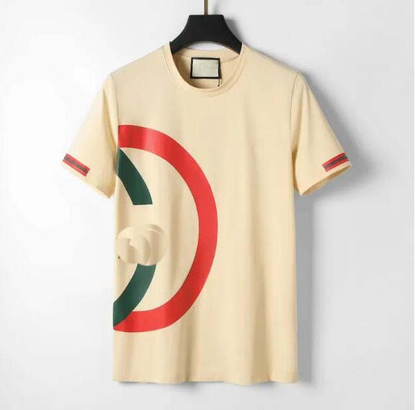 2024 Designer T-shirt da uomo Moda in bianco e nero Classico marchio Alfabeto Stampa Casual Manica corta 100% cotone Traspirante Resistente alle rughe King Size 3XL 2XL