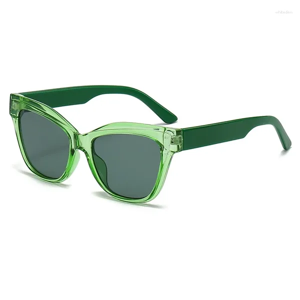 Güneş Gözlüğü Büyük Boy Kedi Gözü Marka Tasarımcısı Retro Güneş Gözlüğü Pilot Güneş Gözlükleri Kadın UV400 Lens Gözlükleri
