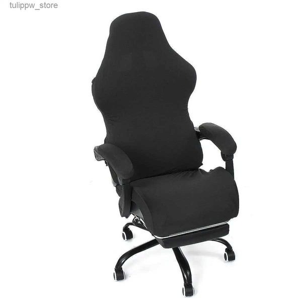 Stuhlhussen, Computer-Gaming-Stuhlhussen, Spandex-Bürositzbezüge für Computerstühle, elastischer Sesselbezug, Heimdekoration, L240315