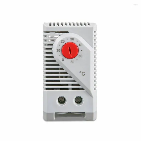 Interruptor de controle doméstico inteligente termostato compacto mecânico ip20 luz cinza plástico controlador temperatura termorregulador 1pc prático