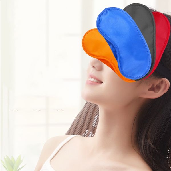 Maschere per feste festiveMaschera oscurante in poliestere regali per l'aviazione maschere per gli occhi per dormire colori gioco maschera per gli occhi maschera per gli occhi da viaggio usa e gettaLT842