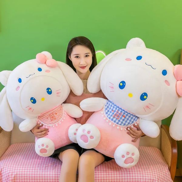 Commercio all'ingrosso simpatico gattino rosa giocattoli di peluche giochi per bambini compagni di gioco regali di festa decorazione della stanza macchina artiglio premi regali di compleanno di Natale per bambini