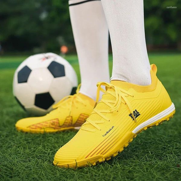 Amerikan Futbol Ayakkabıları Futbol Erkekleri Sabit Mahkeme Botları Açık Slip Olmayan Çok Molor Eğitim Maçı Spor ayakkabıları Erkek Tarla Çim Futsal Eğitmenler
