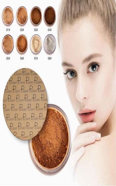 2018 nova marca pudaier controle de óleo em pó maquiagem longa duração bronzer fosco mineral escuro contorno da pele solta pó facial 1251944