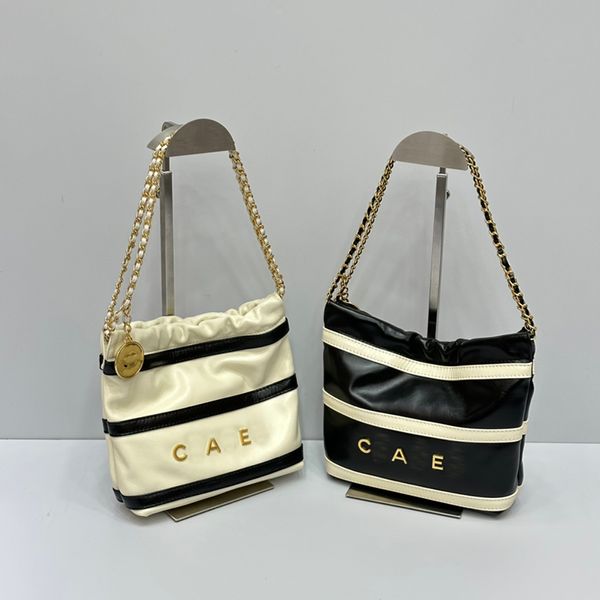 Umhängetasche Designer 2024 Designer Goldfaden Müllsack Brieftasche für Damen Marke Umhängetasche große rautenförmige Einkaufstasche Größe 22 cm