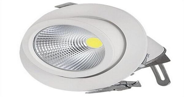 Lampada da incasso a LED incorporata Super COB LED 15W 25W 35W regolabile in fabbrica Lampada da negozio COB rotonda 85265V Faretto da incasso a LED9668481