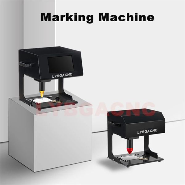 Desktop tragbare Metallbeschilderung genannte Schildmarkierungsmaschine 3 Achse Touchscreen Elektrische Pneumatikschriftenmaschine 170x110 mm