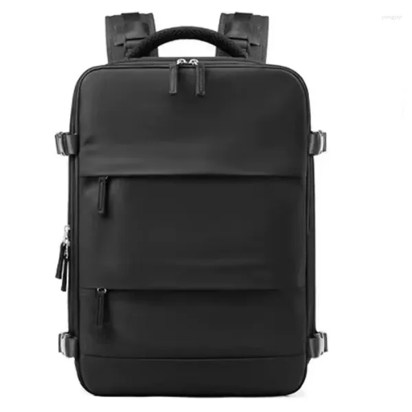 Mochila Lazer LadyTravel Bag Separação Seca-Molhada Grande Capacidade Business Light Student Schoolbag