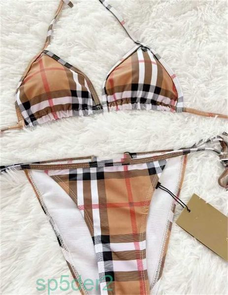 Tasarımcı Kadın Mayo Haber Mayo Kadınlar Vintage Thong Micro Cover Up Kadın Bikini Setleri Baskılı Mayo Takımları Yaz Plajı Yüzme SUI EP4W