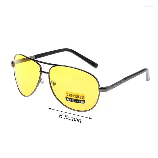 Sonnenbrille Nacht für Sehgläser polarisiertes Fahren Anti-Blend-Sonnenbrille UV400 Tropfen