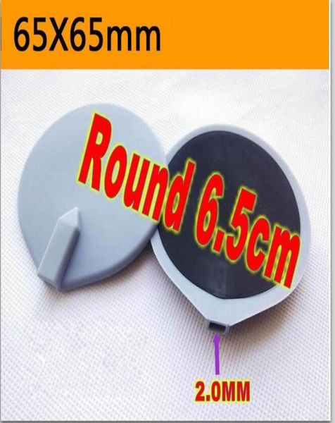 5 Paar runde 65 cm wiederverwendbare Ersatz-Elektrodenpads aus Gummi für Massagegerät Tens Microcurrent Machine8539095
