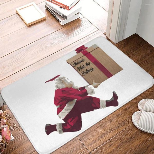 Halılar Noel Ertesi Gün Teslimat Posorat Halı Halı Mat Footpad Polyester Anti-Slip Yıkanabilir Giriş Mutfak Yatak Odası Balkon Tuvalet