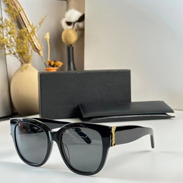 Designer óculos de sol óculos de luxo óculos de proteção pureza oversize designer alfabeto design óculos de sol condução viagens praia desgaste caixa de óculos de sol